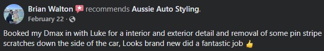 Brian Walton recommends Aussie Auto Styling