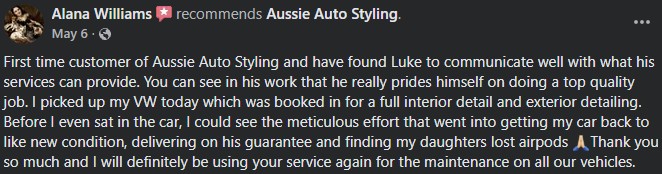 Alana Williams recommends Aussie Auto Styling